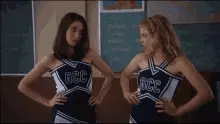 Sexy Cheerleaders Alison Brie and Gillian Jacobs