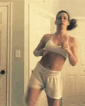 Sexy Evangeline Lilly Working out