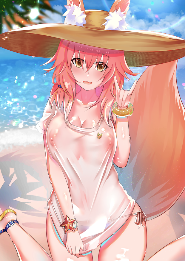 Cute anime teen with big tits