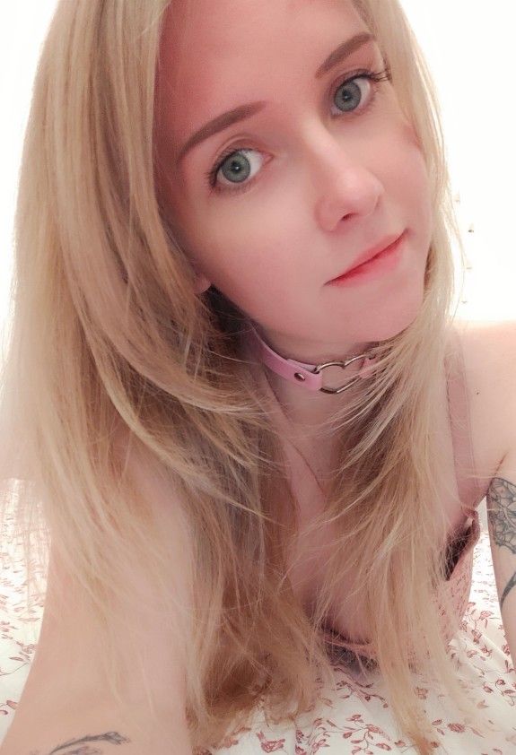 Cute blonde teen selfie