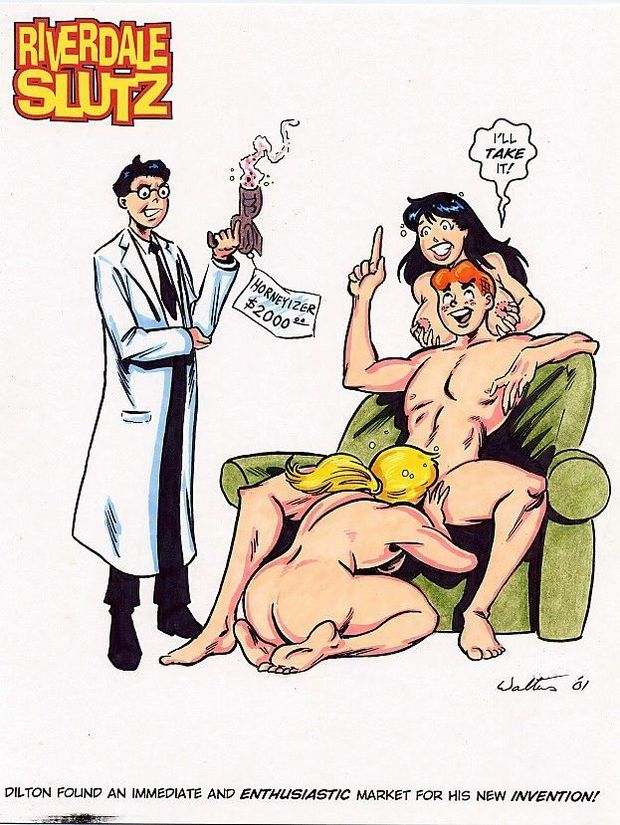 Betty sucks Archie's cock