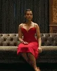 Sexy Naomi Scott Red Dress