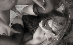 Every man at the masked coronation took turns fucking Sabrina's pussy.