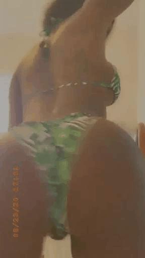 Black TGirl Bubble ASS