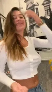 Liya Silver let's fan get a feel