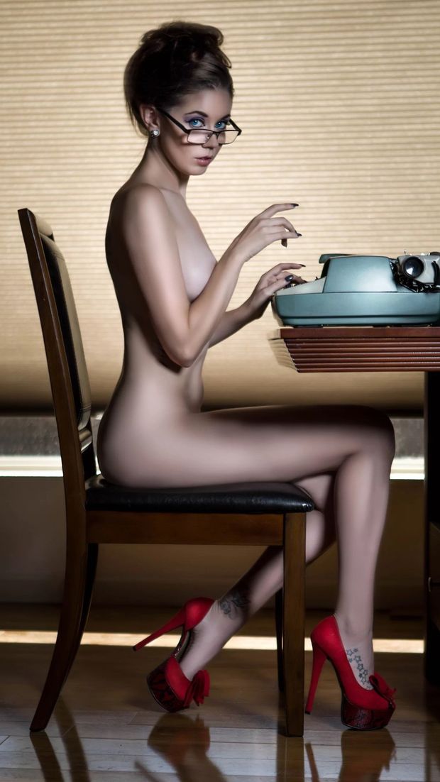She Is Now Ready For Dick-tation.....
