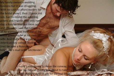 He made a convincing bride