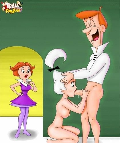 Jane catches daughter Judy sucking her Daddy's cock