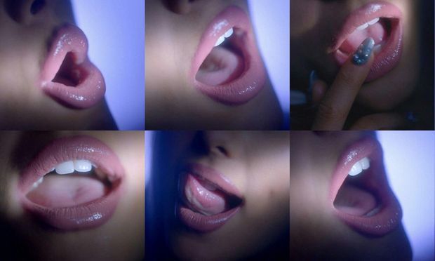 The amazing dick sucking lips of Ariana Grande