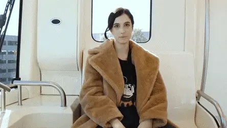 Giulia Wylde Zishy train flashing big natural boobs