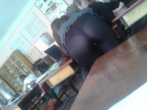 sexy teacher upskirt teasing