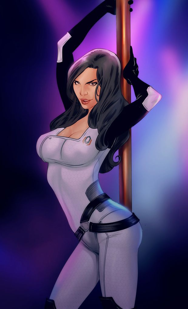 Miranda Lawson Stripper ( MaskedPenciller)