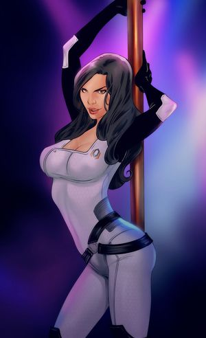 Miranda Lawson Stripper ( MaskedPenciller)