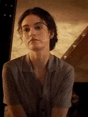 Lily James Strips Down