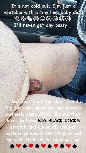 Get a good fucking belly laugh at my tiny little useless baby dick