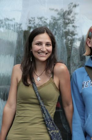 She can be a little shy