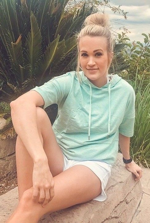 Carrie at the beach