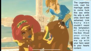 Link can’t help but fuck Urbosa’s fertile thic ass, while Zeldas away