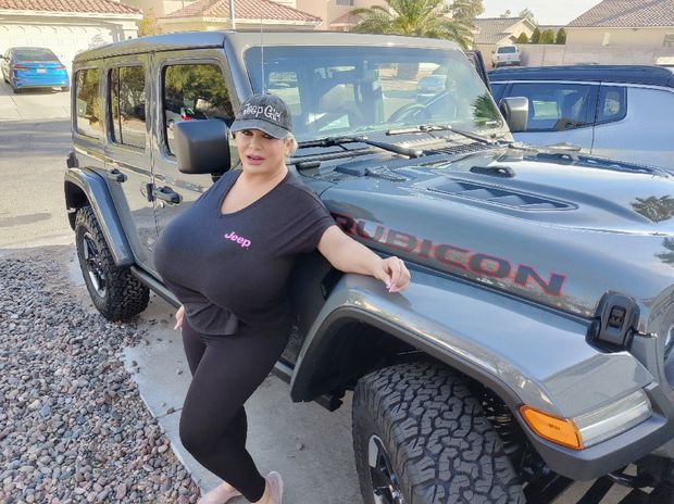 Claudia Marie with new Jeep from Jeep Only in Las Vegas