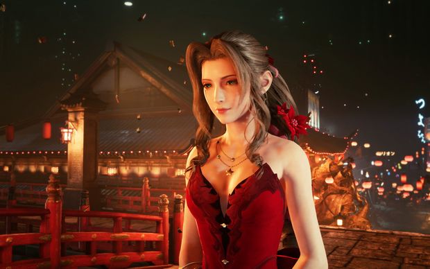 Aeris Gainsborough Red Dress
