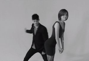 Hot brunette gets her perfect ass slapped