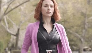 SNL as Black Widow, slight jiggle moment.