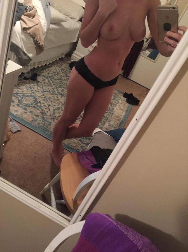 topless selfie