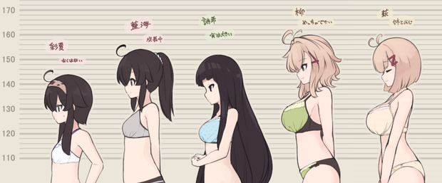 Anime breast sizes