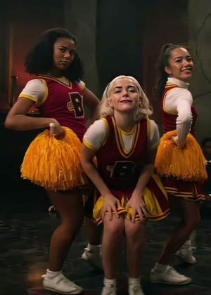 Sassy sexy cheerleaders.