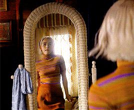 Cute dancing teen witch.