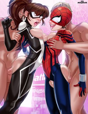 Foursome superhero sex - Marvel Comics Porn