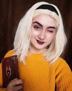 "I'm ready for a load but try not to cum in my eye again!"