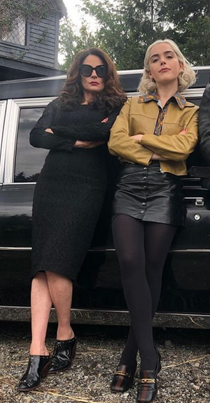 Badass Lilith and Sabrina are ready to fuck.