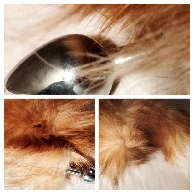 A foxy tail for a foxy lady.... I might wear it if you asked me nicely...