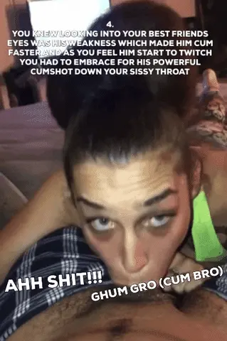 4. A sissy girlfriend blowjob