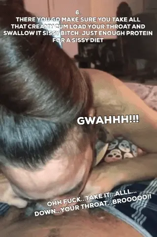 6. A sissy girlfriend blowjob