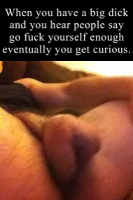 Is it gay if it’s your own dick?