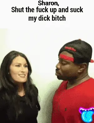 SHARON PUSHED DOWN TO SUCK