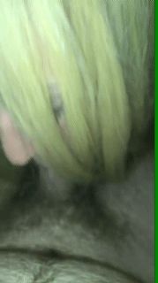 Blonde slut slow blow