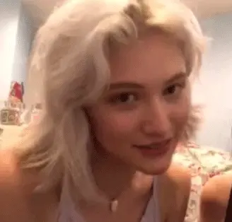 face blonde