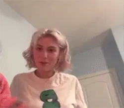 blonde reveal underboobs