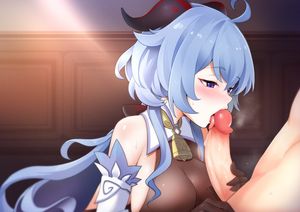 ganyu (genshin impact) drawn by xiaodi