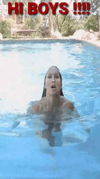 MISS SHARON POOL PARTY