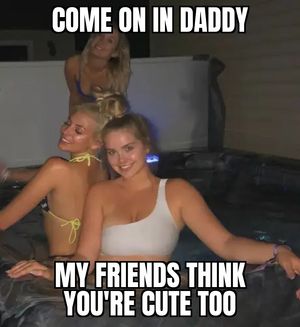 Bella friends hot tub