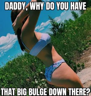 Trin daddy bikini bulge