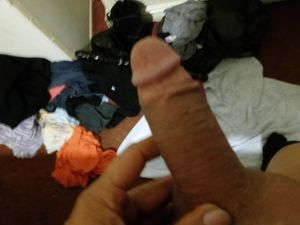 My limp cock waiting for the next one