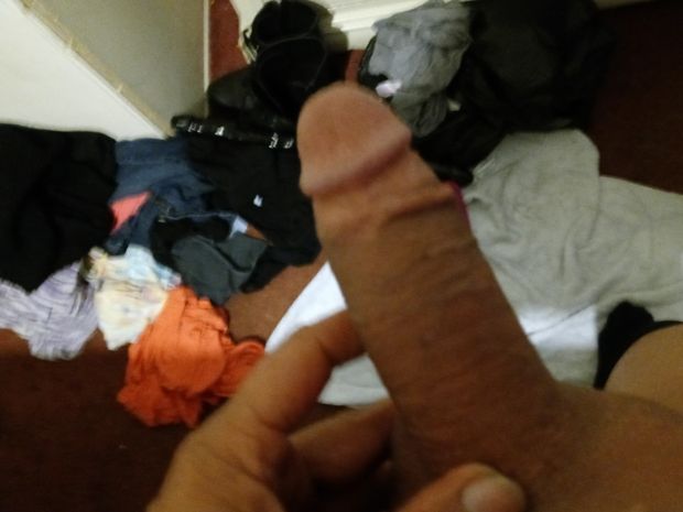 My limp cock waiting for the next one