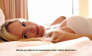 Of course, baby. Tell me about it while you do.