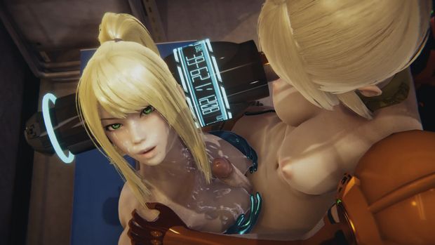 Futa - Metroid - Samus x Samus - 3D Porn
