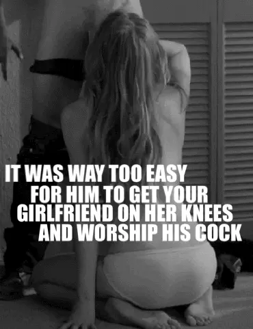 I didn’t try to stop her, she acted like a fucking slut for him.